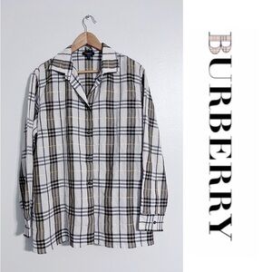 Burberry Rare Vintage Classic Pajama Top